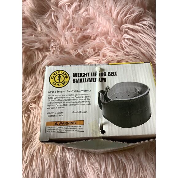 New Gold's Gym Weight Lifting Belt S/ M - Picture 1 of 6